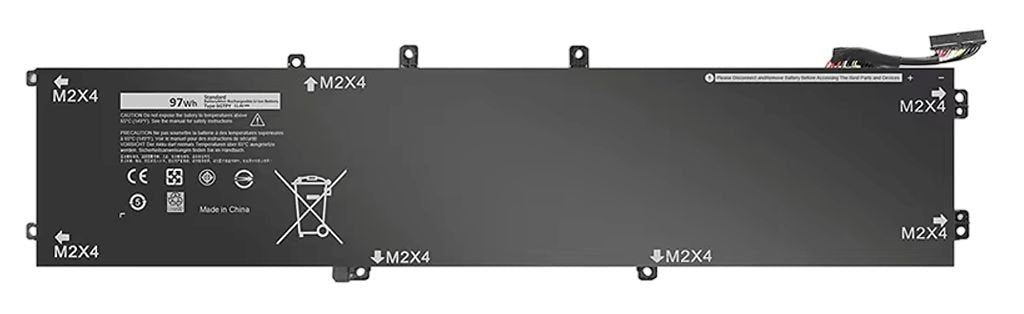 Battery Li-Polymer 97.00wh Dell Black