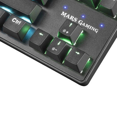 EAN 4718009158528 - Mars Gaming MKXTKLBES teclado Juego USB QWERTY Negro imagen 5