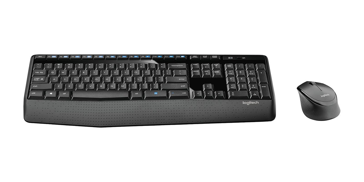 Teclado Checo + Ratón Logitech Wireless Combo Mk345 Oficina Rf Inalámbrico Negro