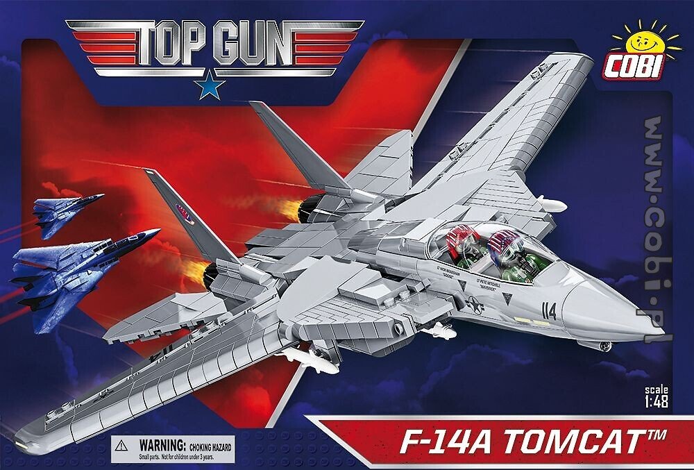 Juguete De Construcción Cobi Top Gun F-14a Tomcat