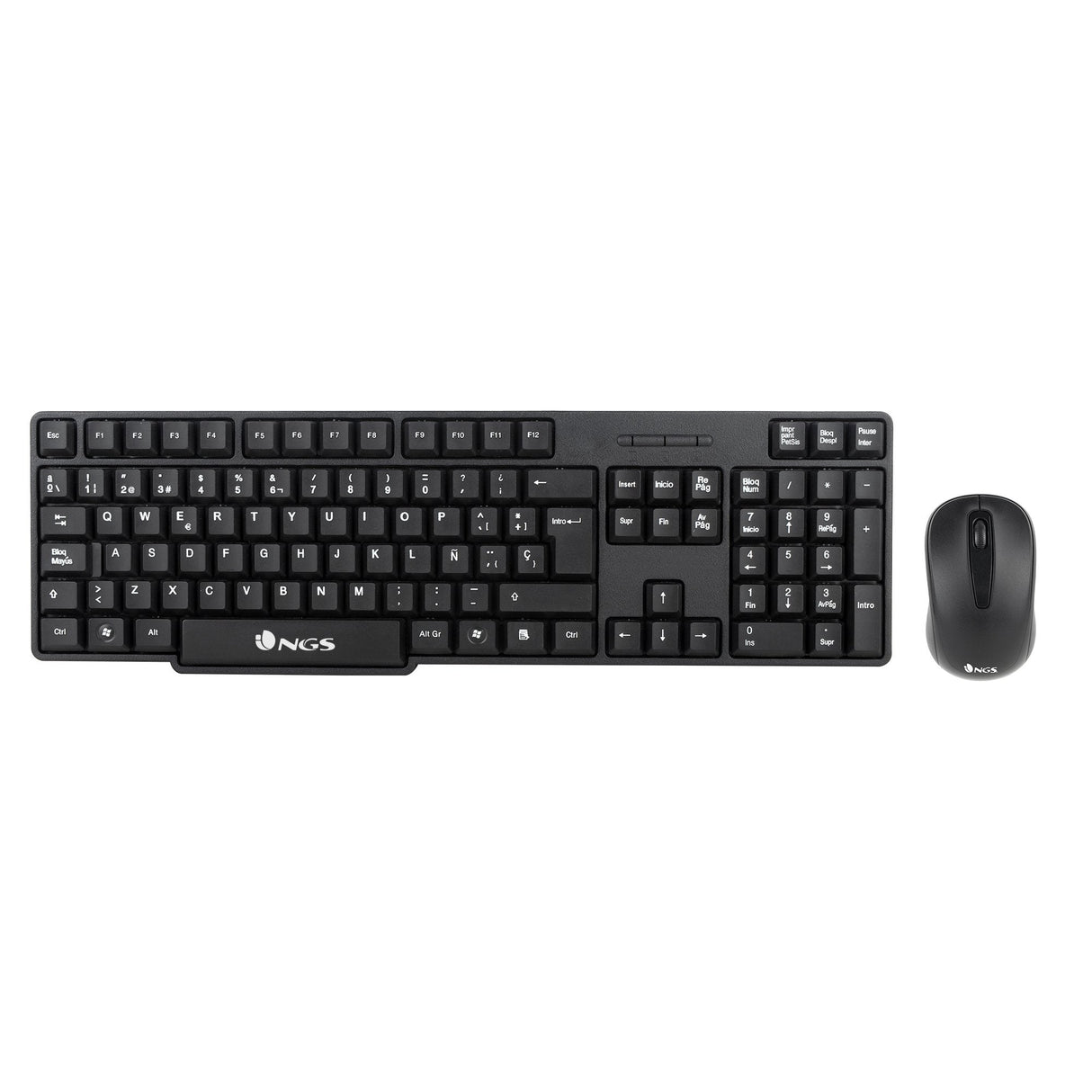 EAN 8435430619072 - NGS EUPHORIA KIT teclado Ratón incluido Universal RF inalámbrico QWERTY Inglés Negro imagen 1
