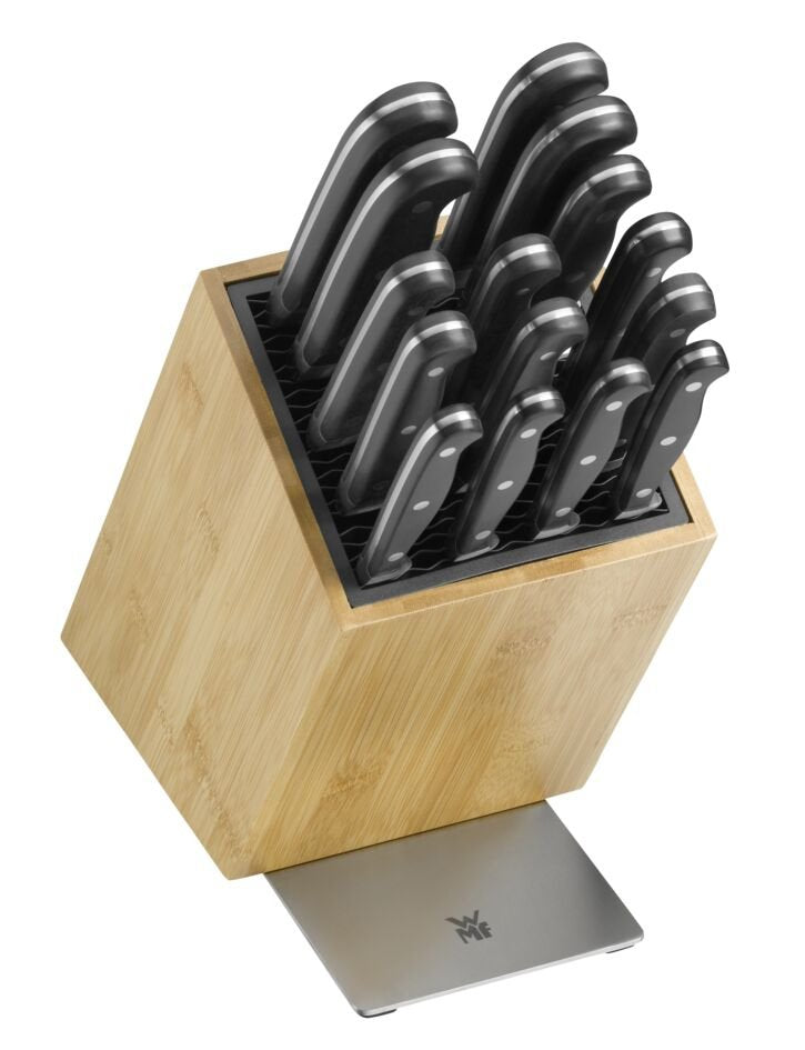 Wmf 1893854500 Messerblock Unbepiezast, Bambus Hell