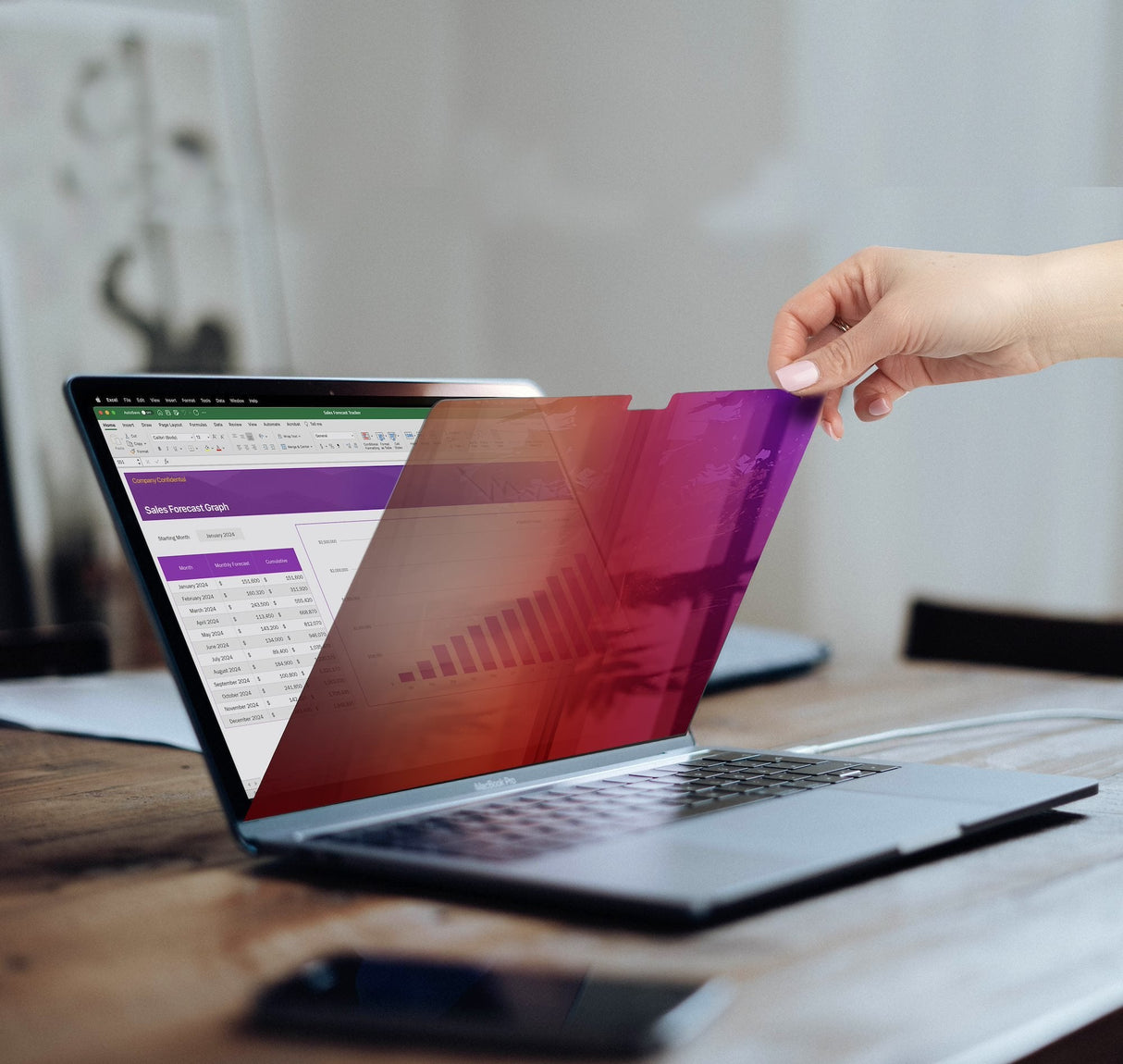 Startech.Com Filtro De Privacidad Dorado Para Macbook Pro 21/23 De 16in - Con Privacidad Mejorada - Protector De Pantalla De Doble Cara - +/- 30 Grados