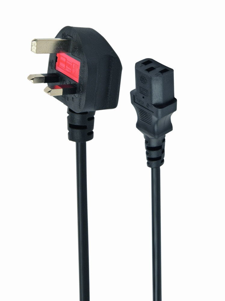 Gembird Pc-187 Uk Power Cord (C13), 5 A, 6 Ft