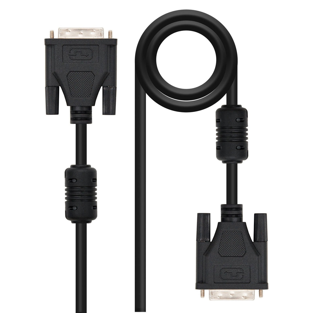 Nanocable Cable Dvi Dual Link 24+1 Macho A Dvi 24+1 Macho 5m - Negro