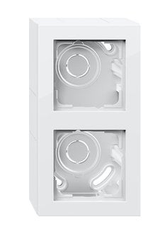 Gira 106229 Ap-Carcasa 2f + Marco Gira E2 Blanco Puro