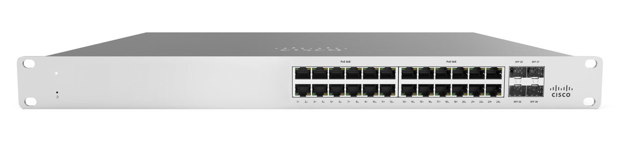 EAN 810979016076 - Cisco Meraki MS125-24P Gestionado L2 Gigabit Ethernet (10/100/1000) Energía sobre Ethernet (PoE) 1U Gris imagen 1
