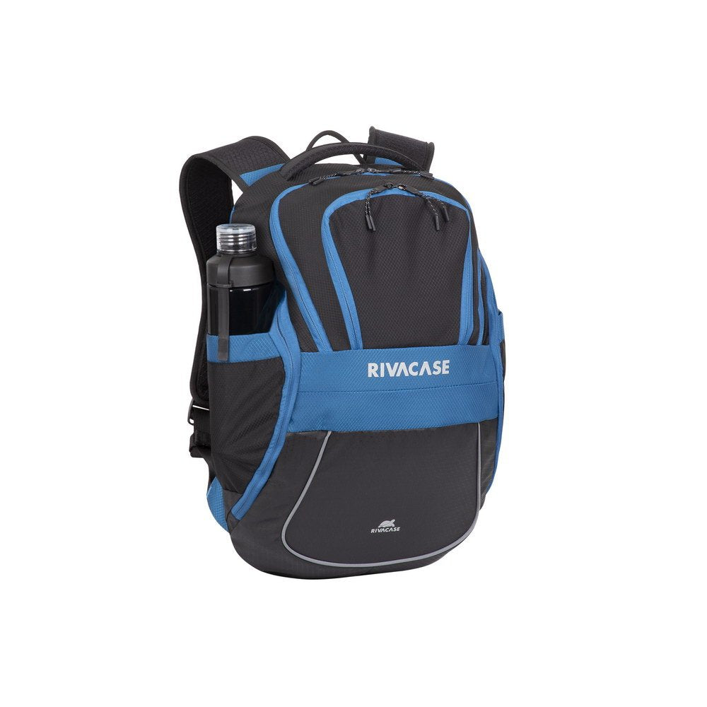 Rivacase 5225 Mochila Informal Negro, Azul Nylon