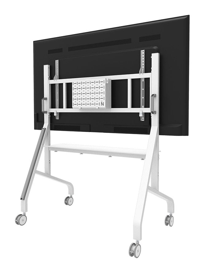 EAN 8717371443245 - Neomounts FL50-575WH1 mueble y soporte para dispositivo multimedia Blanco Carro/soporte de suelo con rued imagen 6