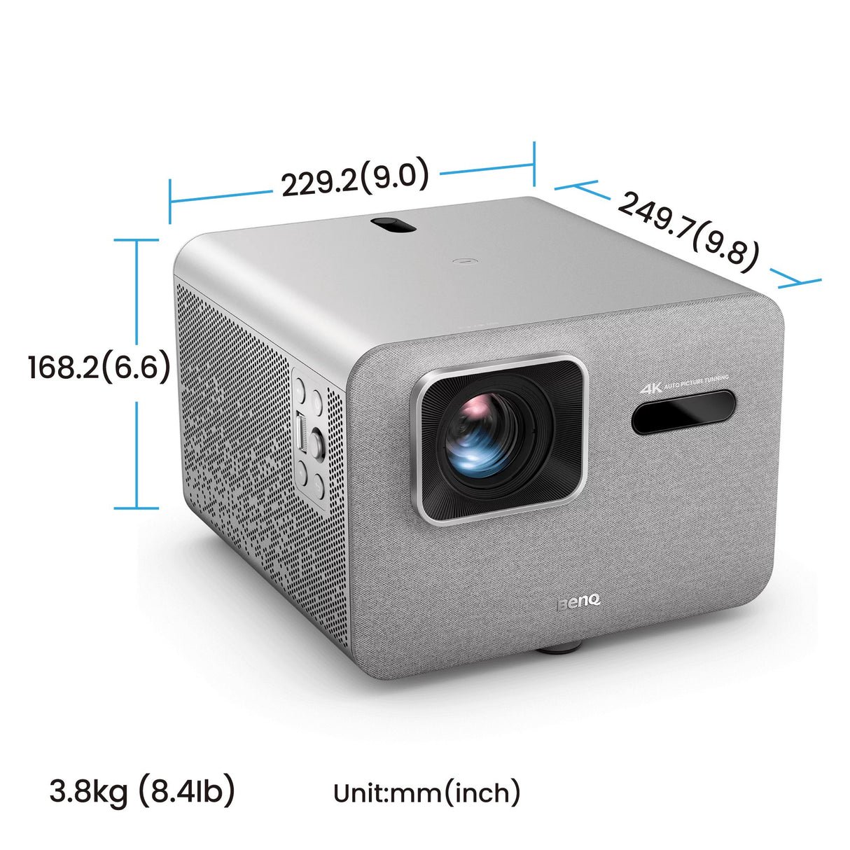 EAN 4718755096327 - BenQ TK705i Proyector de alcance estándar 3000 lúmenes ANSI DLP UHD 4K (3840x2160) Gris imagen 3