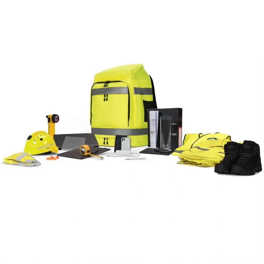 Mochila Dicota Backpack Hi-Vis 65 Litre Yellow
