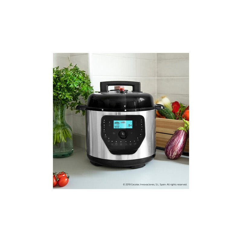EAN 8435484020336 - Cecotec Olla GM H Deluxe 6 L Negro, Acero inoxidable imagen 10