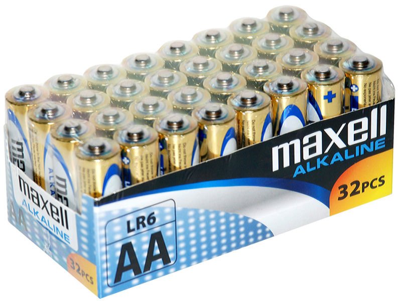 Maxell Pilas Alcalinas Aa - Lr06- Pack 32 Uds