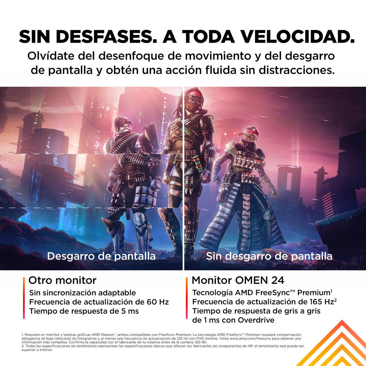 Hp Omen By Hp Monitor Gaming Omen By De 23,8 Pulgadas, Fhd Y 165 Hz - Omen 24