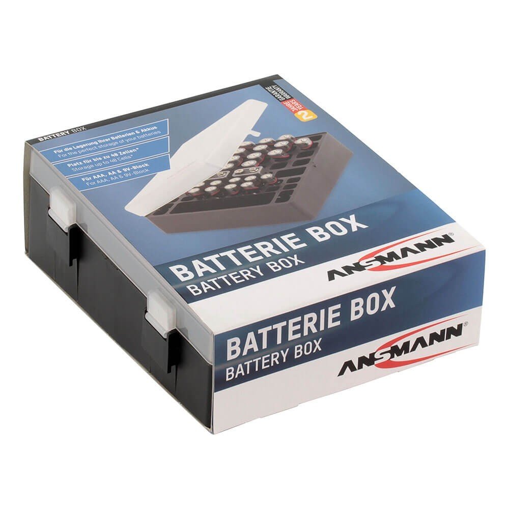 Caja De Batería Ansmann Caja De 48x Para Hasta 35x Baterías / Baterías Recargables