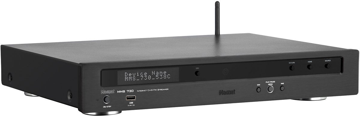 Magnat Mms 730 Reproductor De Red Dab+ Fm Usb Wi-Fi Bluetooth Negro
