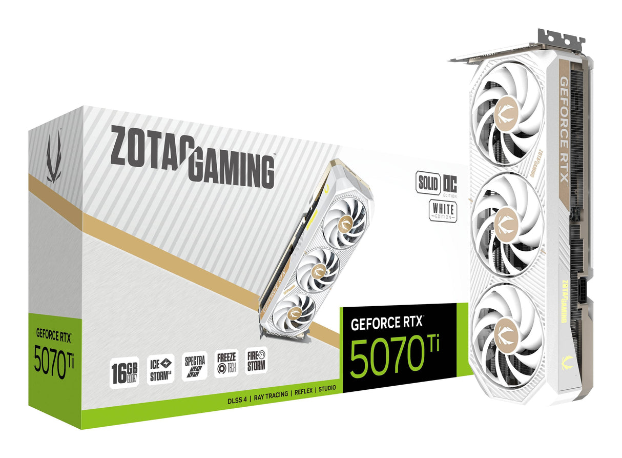 EAN 8886307700810 - Zotac GAMING GeForce RTX 5070 Ti SOLID CORE OC NVIDIA 16 GB GDDR7 imagen 8