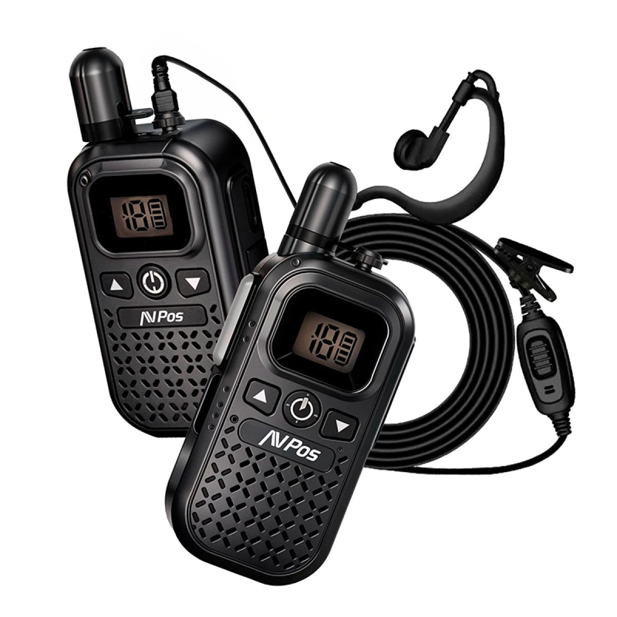 EAN 0619091266662 - AVPos AVP-COMM-X25 two-way radios 16 canales 446 MHz imagen 4