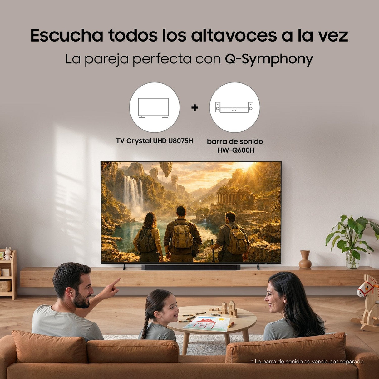 Televisor Samsung Crystal 4k Ai U8075h Smart Tv 85" Uhd 4k