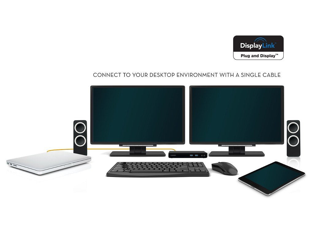 EAN 5055190174340 - 2-Power DOC0101A base para portátil y replicador de puertos Acoplamiento Negro imagen 4