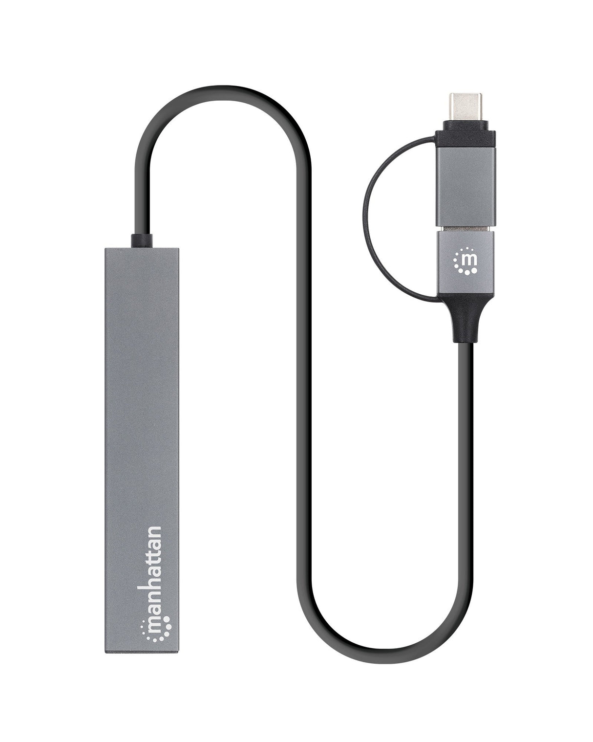 EAN 766623181006 - Manhattan 181006 hub de interfaz USB 3.2 Gen 1 (3.1 Gen 1) Type-A 5000 Mbit/s Gris imagen 4