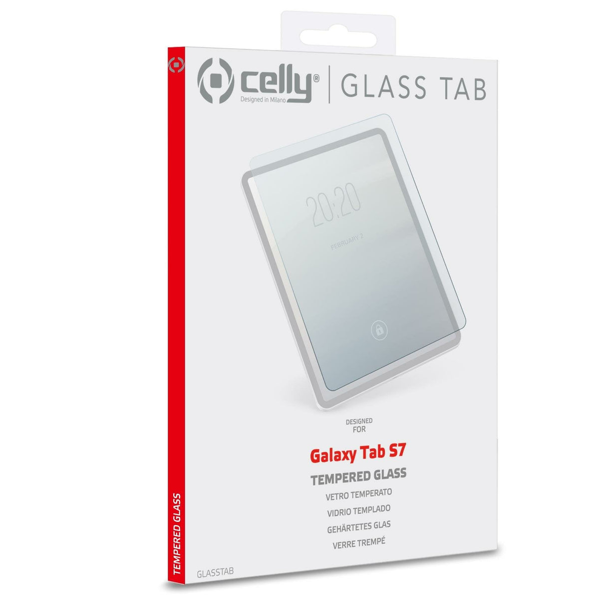 Celly Glasstab Protector De Pantalla Samsung Galaxy Tab S7
