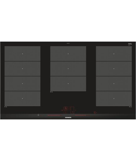 Siemens Ex975lxc1e Hobs Negro, Acero Inoxidable Integrado Con Placa De Inducción 5 Zona(S)