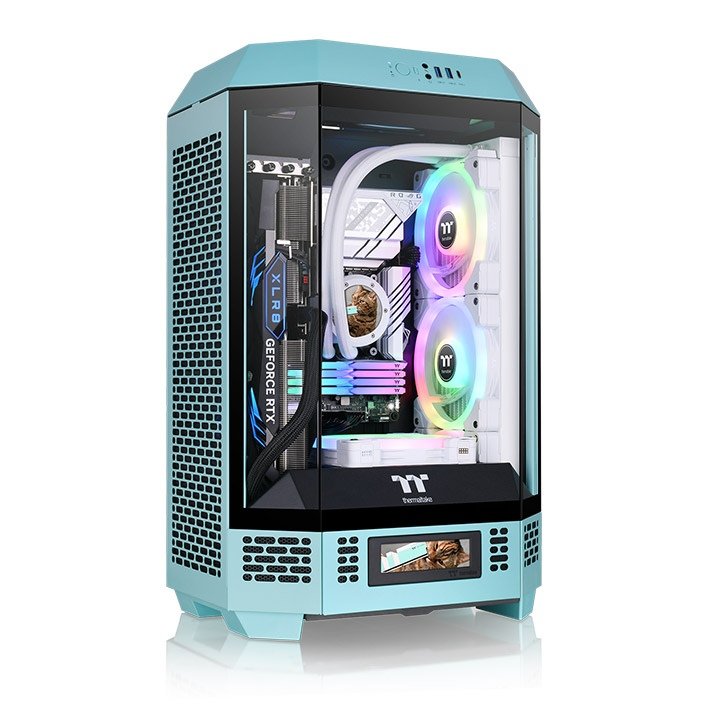 EAN 4711475641075 - Thermaltake 300 Turquoise Micro Torre Turquesa imagen 1