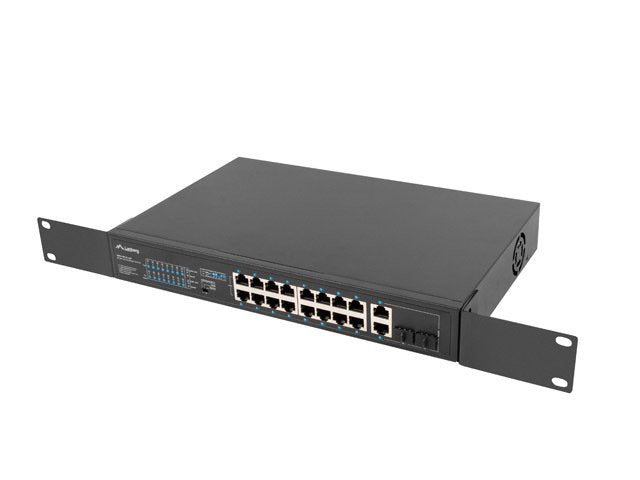 EAN 5901969429305 - Lanberg RSFE-16P-2C-250 switch No administrado Gigabit Ethernet (10/100/1000) Energía sobre Ethernet (PoE imagen 6