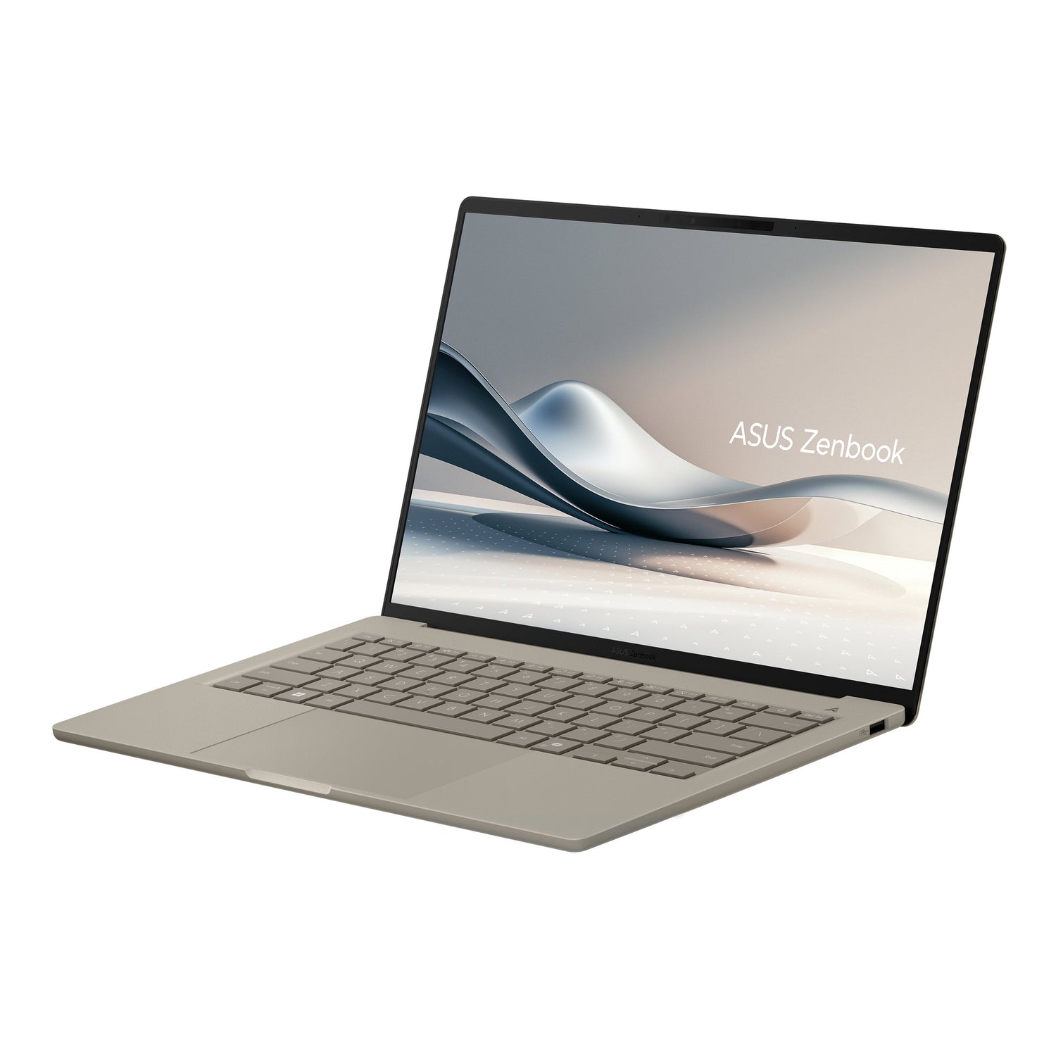 Asus Zenbook A14 Oled Ux3407qa-Qd283w Copilot+ Pc - Ordenador Portátil 14" Wuxga (Qualcomm Snapdragon X (X1-26-100), 32gb Ram, 1tb Ssd, Adreno Gpu, Windows 11 Home) Beige Zabriskie - Teclado Qwerty Español
