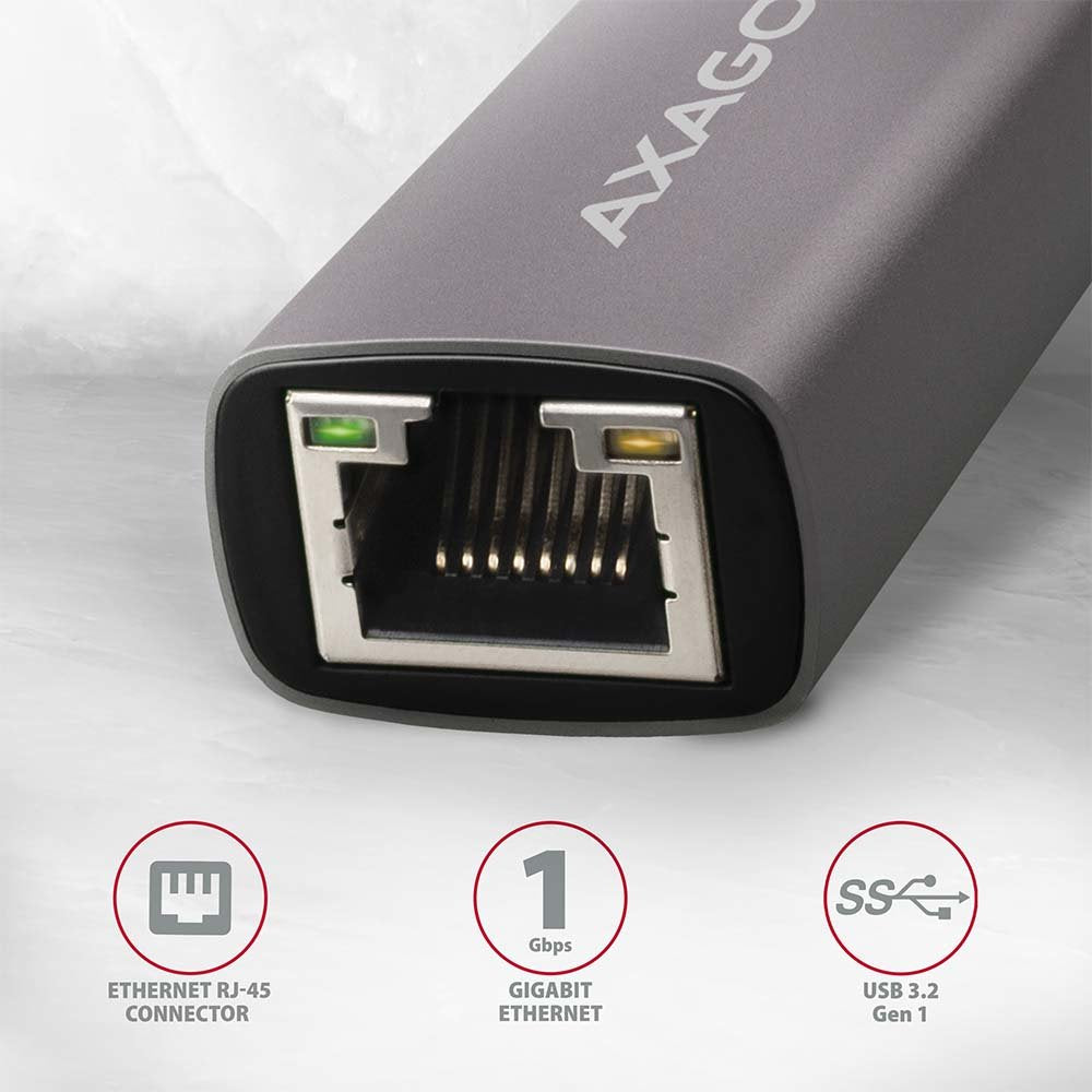 Axagon Adaptador Ade-Src Gigabit Ethernet 10/100/1000 - Usb 3.1 Tipo-C