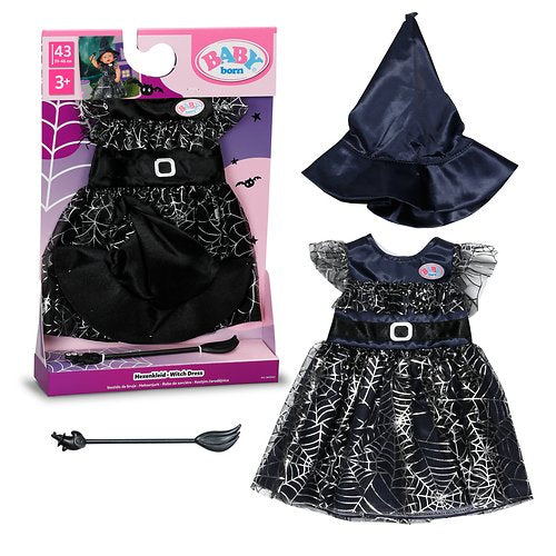 Zapf Creation Baby Born® Vestido De Bruja 43cm, Accesorios Para Muñecas 840542