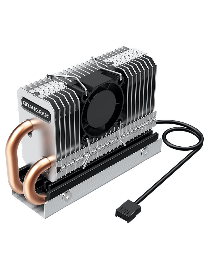 EAN 4260746550061 - GRAUGEAR G-M2HP04-F sistema de refrigeración para ordenador Unidad de estado sólido Negro, Plata imagen 1