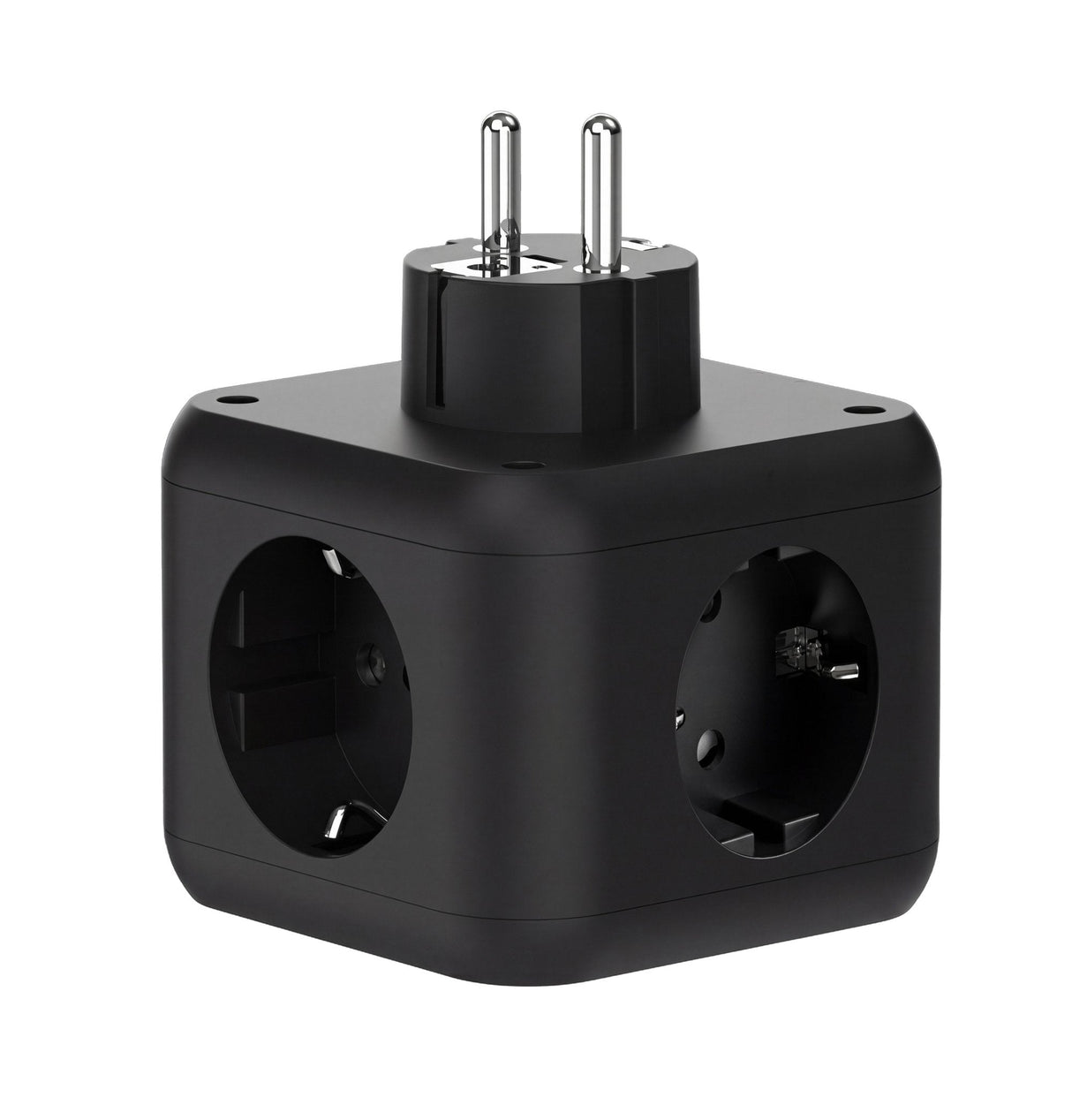Cargador De Pared Mars Gaming Md Cube20 20w 3x Schuko 2x Usb Tipo C 2x Usb Tipo A Negro
