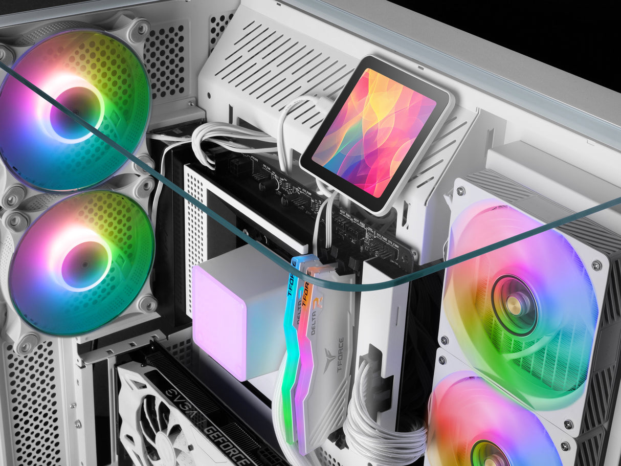 Refrigerador Liquido Cpu Mars Gaming Ml-Visionpro240w Todo En Uno 12 Cm Blanco 1 Pieza