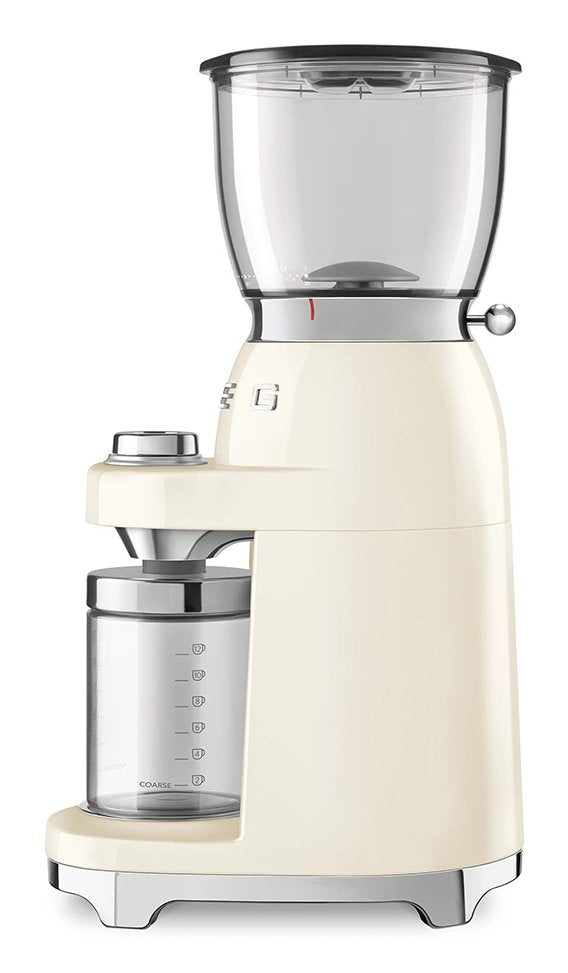 EAN 8017709317973 - Smeg CGF11CREU molinillo de café 150 W Crema de color, Transparente imagen 3
