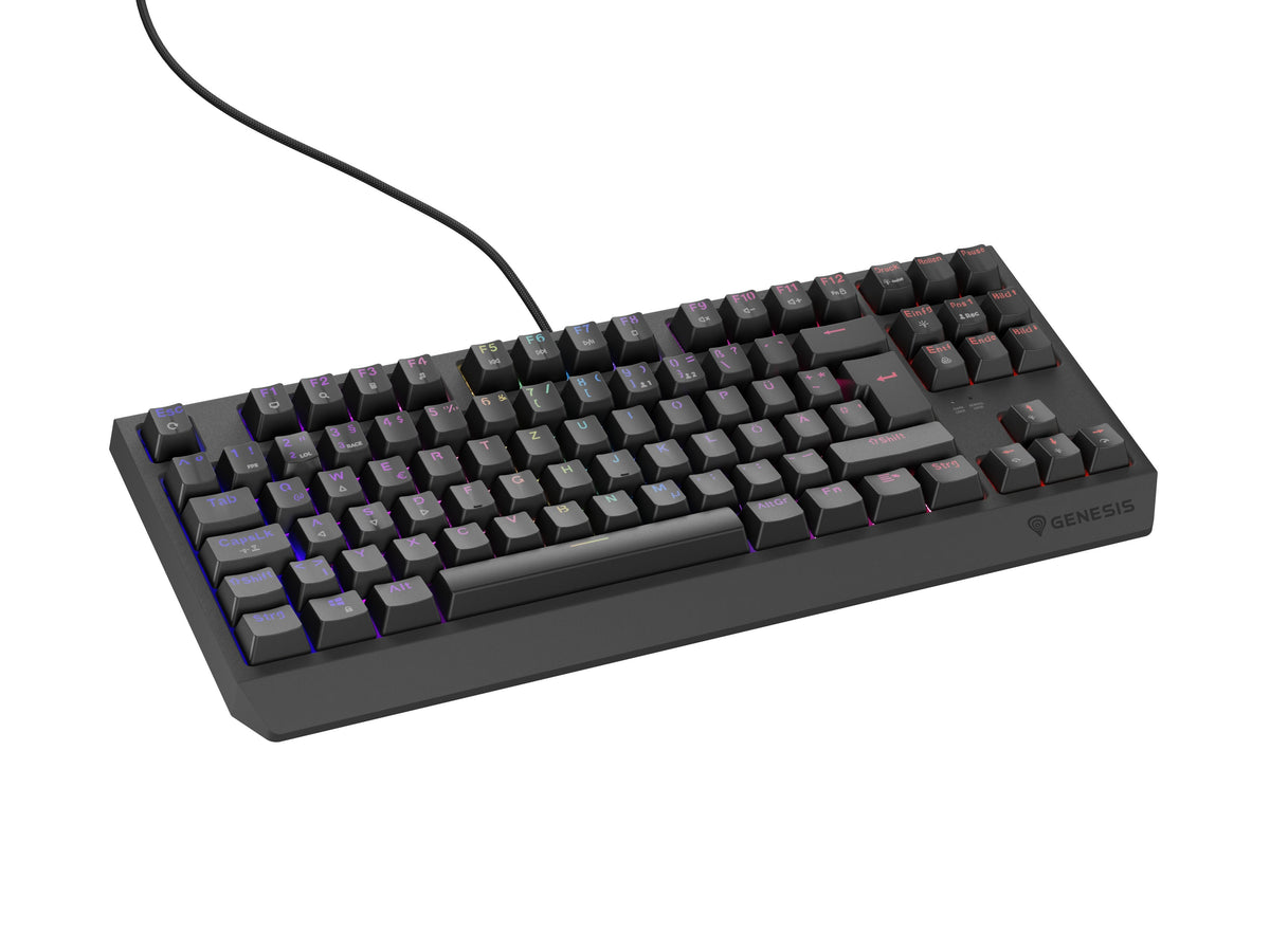Genesis Gaming Tastatur Thor 230 Tkl Rojo Cablegeb. (De)
