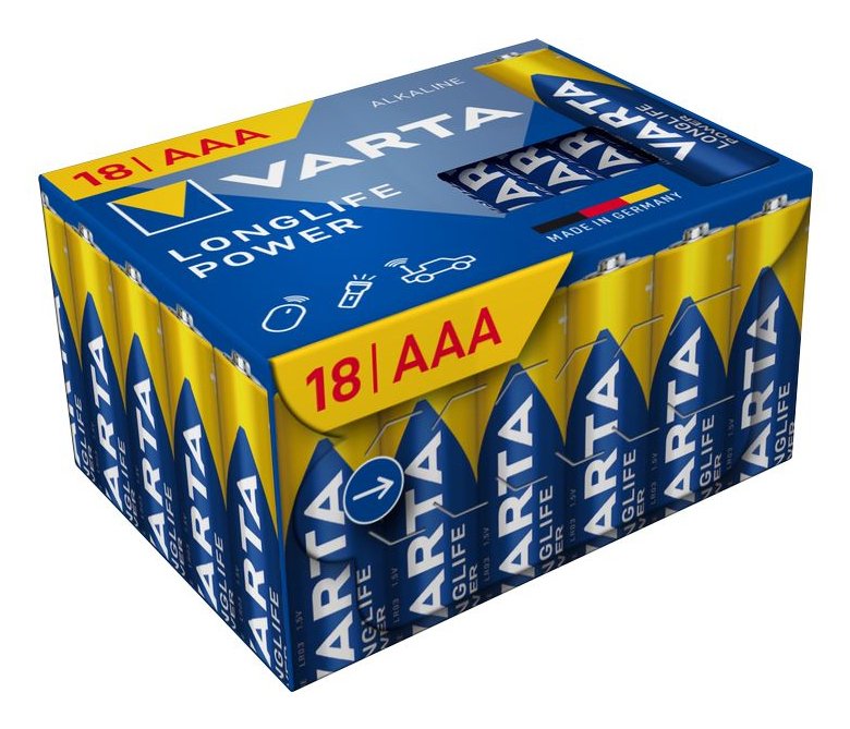 EAN 4008496129867 - Varta Longlife Power AAA Batería de un solo uso Alcalino imagen 1