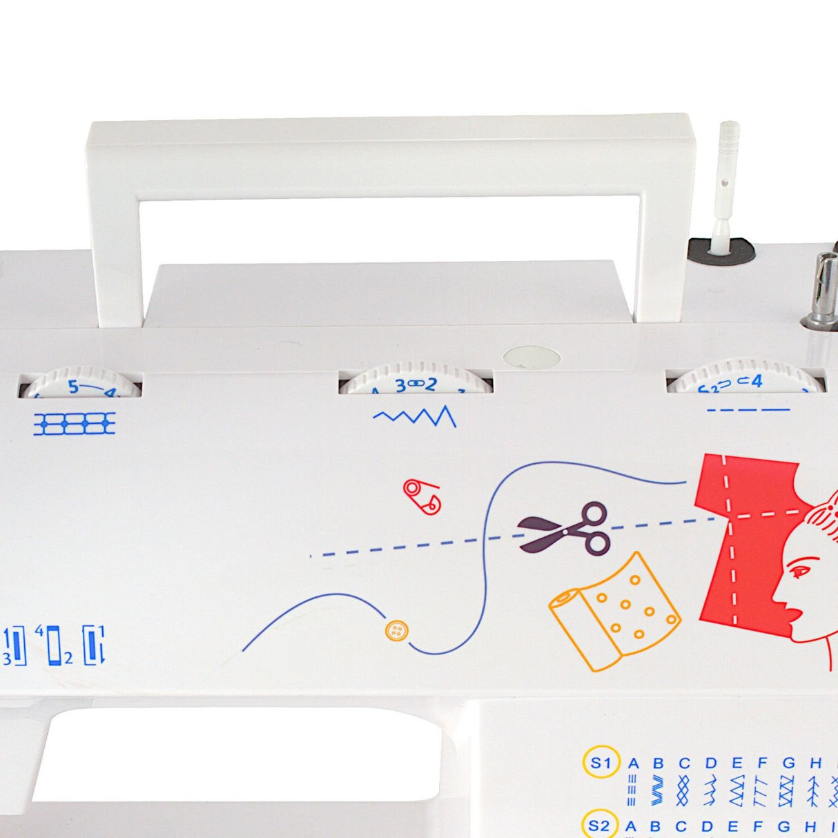 EAN 5902022181345 - Łucznik LAURA 555 máquina de coser Máquina de coser semiautomática Eléctrico imagen 14