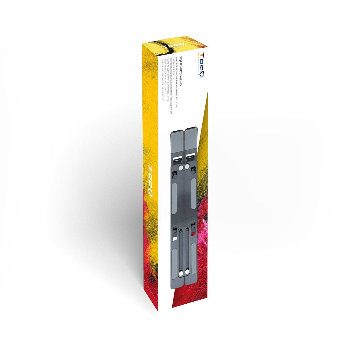 Tooq Soporte Elevador Aluminio Plegable Portatiles - Gris