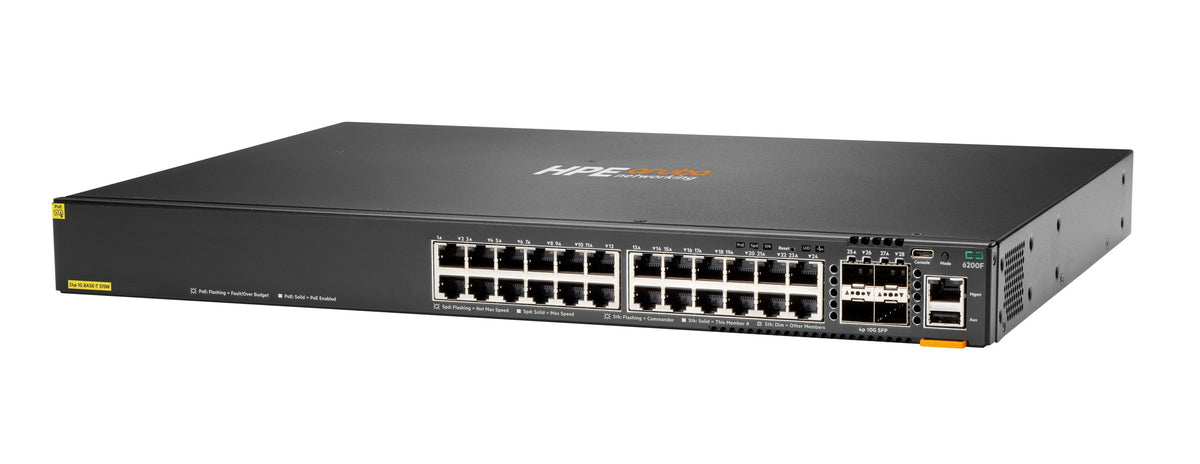 Conmutador Hpe Aruba 6200f 24g Cl4 4sfp 370w S0m82a