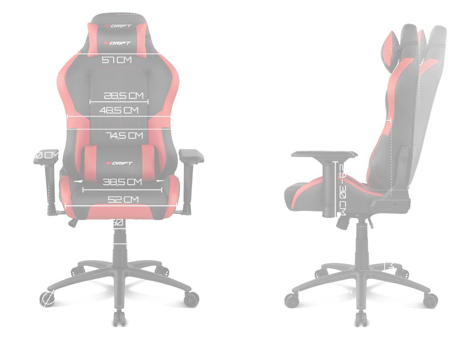 EAN 8436587970917 - DRIFT DR250 Silla para videojuegos de PC Asiento acolchado tapizado Negro, Carbono imagen 15