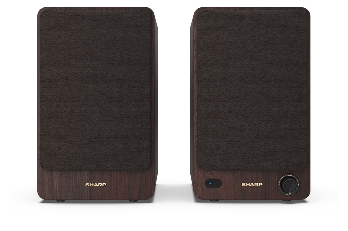 EAN 4974019216584 - Sharp BOOKSHELF SPEAKERS De 2 vías Marrón Inalámbrico y alámbrico 60 W imagen 3