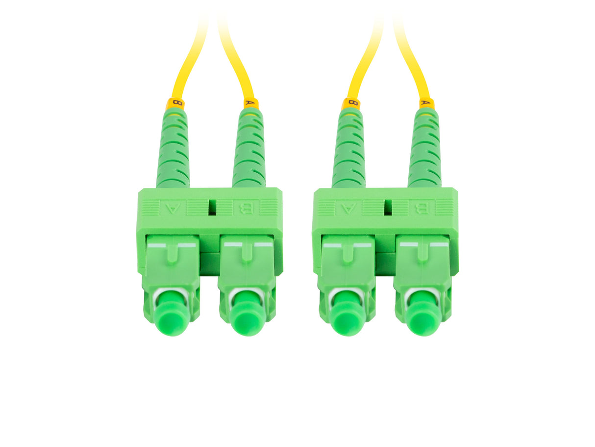 EAN 5901969430929 - Lanberg FO-SASA-SD11-0010-YE Cable de fibra óptica e InfiniBand 1 m SC Verde, Amarillo imagen 3