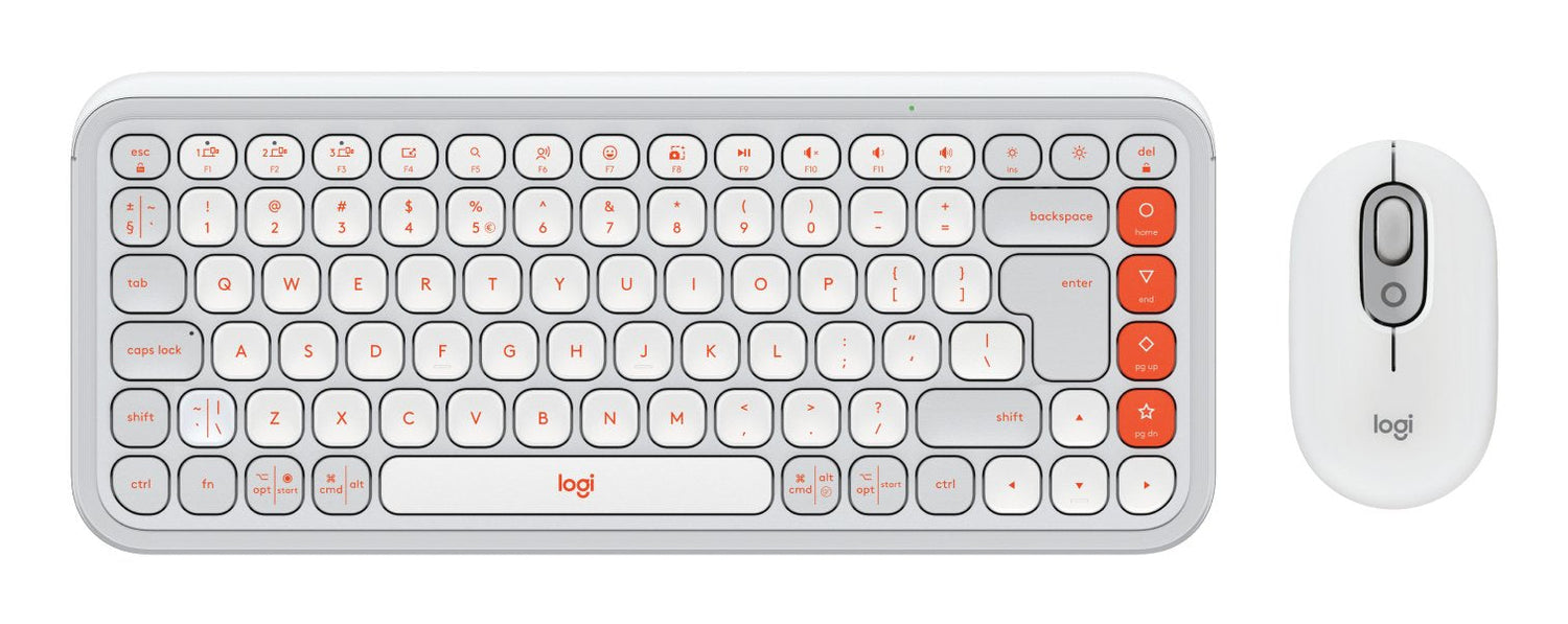 Logitech Pop Icon Combo Bialy