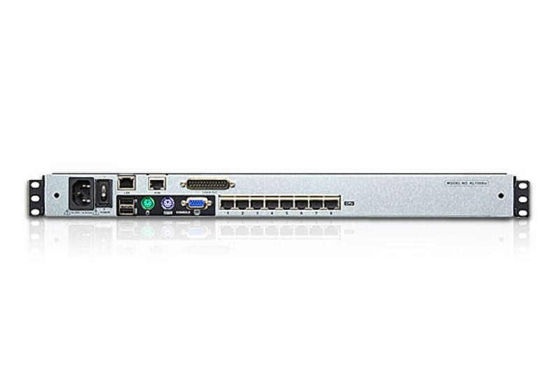 8-Port Cat 5 Dual Rail 19" Lcd Kvm Over Ip Switch With Usb Peripheral Support, Broadcast Mode, Panel Array Mode, Daisy Chain And