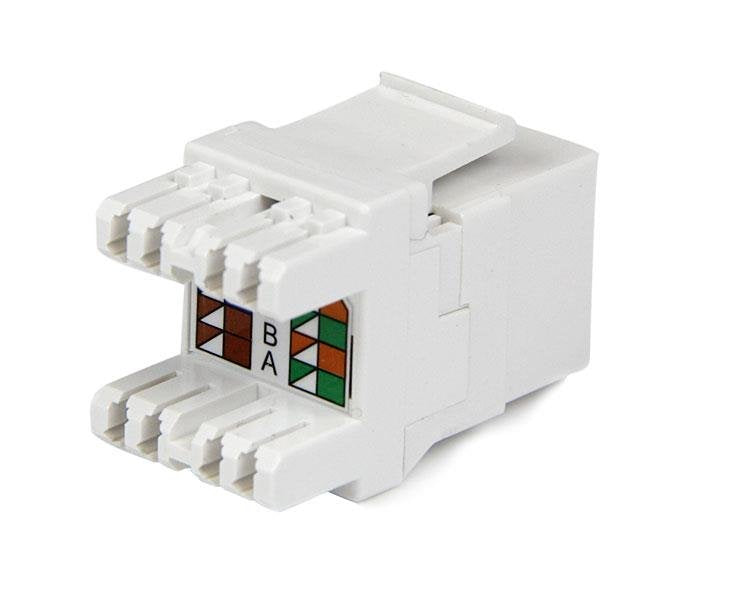 Startech Conector Modulo Keystone Rj45 Hembra Cat6 180⺠Blanco