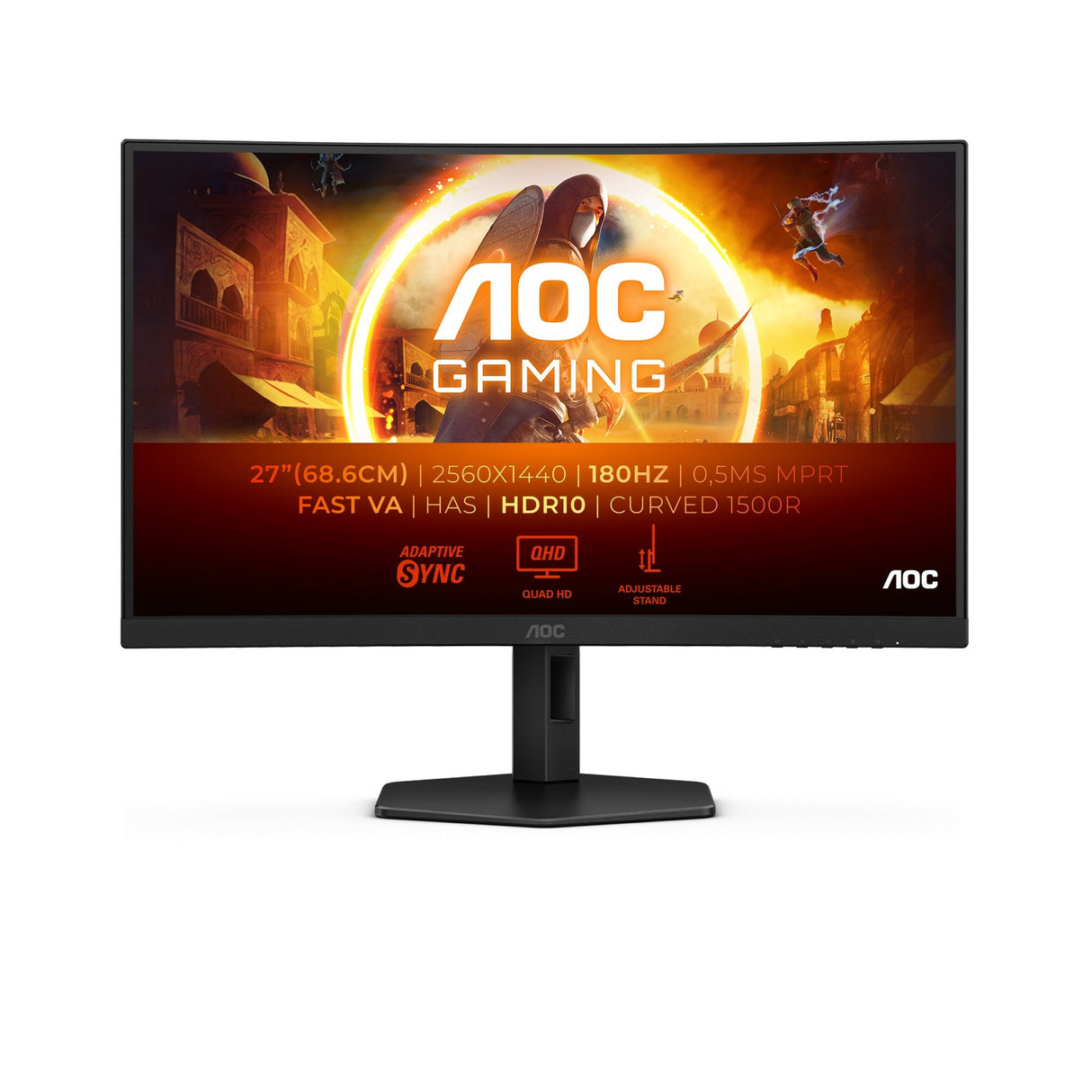 Monitor Gaming Aoc 27" Cq27g4x Va Curved
