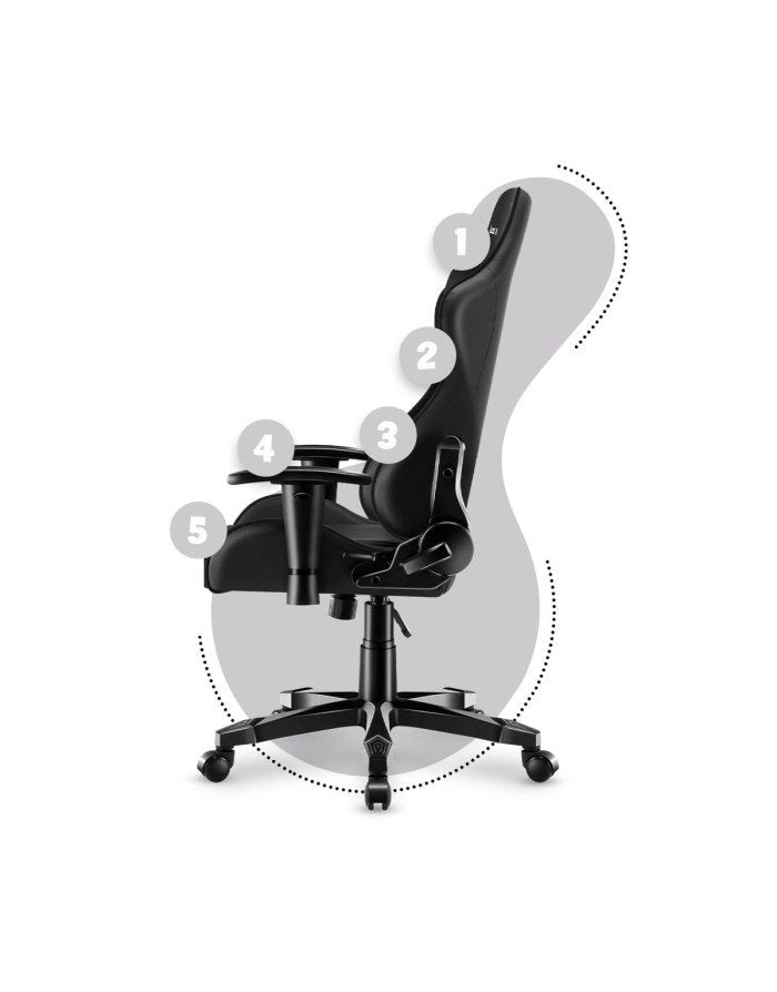 EAN 5903796010244 - Huzaro Ranger 6.0 Black Silla para videojuegos universal Asiento (de seguridad) de butaca Negro imagen 10
