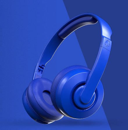 Auriculares Inalámbricos De Cassette Skullcandy, Azules